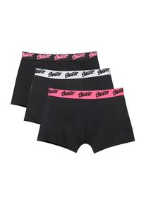 Pull&Bear Pull&Bear, Hommes Boxers, rose / noir / blanc