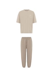 Dandalo Trainingsanzug Herren, beige, Gr&ouml;&szlig;e XL