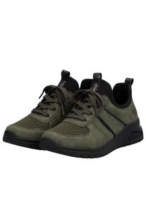 Rieker Witt Damen Sneaker f&uuml;r kr&auml;ftige F&uuml;sse, khaki, Gr&ouml;&szlig;e 41, 61% Lederimitat, 39% Textil