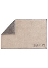 JOOP! Badematte , Graphitfarben, Sandfarben , Textil , Uni , rechteckig , 50x80 cm , Oeko-Tex® Standard 100, Made in Germany , schadstoffgeprüft,