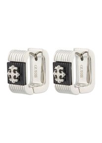 Guess, Hommes Boucles d'oreilles, noir / argent