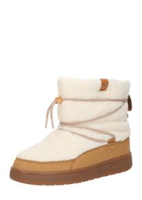 Puma, Femmes Apr&egrave;s-ski 'Snowbae Suede', marron / blanc