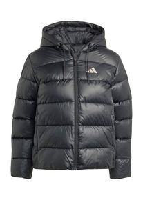 adidas Sportswear Sportjacke 'ESS' Damen, schwarz / wei&szlig;, Gr&ouml;&szlig;e XL