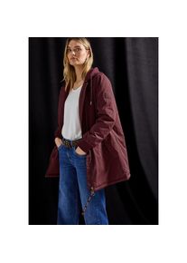 Street One , Blouson, mit Kapuze, lang, mit abnehmbarer Kapuze mit Tunnelzug , Seidig glänzende Damenjacke von Street One