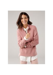 Laura Scott , Troyer, mit Seitenschlitz , rosa , Femininer Pullover von Laura Scott
