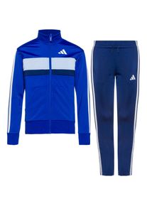 Adidas J 3s Tiberio Ts Trainingsanzug Jungen - blau - Gr. 152 - Polyester