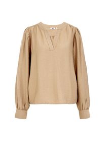 WE Fashion Bluse Damen Gr&ouml;&szlig;e L beige