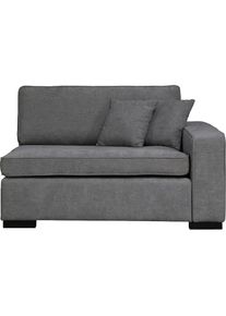 Home Affaire, Home Affaire Sofaelement &raquo;Skara XXL&laquo; Modul XXL - zum eigenen Zusammenstellen, Armlehne links/rechts w&auml;hlbar, dunkelgrau, 100% Polyester,