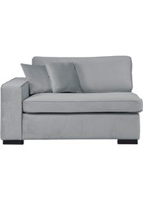 Home Affaire, Home Affaire Sofaelement &raquo;Skara XXL&laquo; Modul XXL - zum eigenen Zusammenstellen, Armlehne links/rechts w&auml;hlbar, grau, 100% Polyester, 