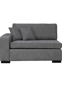 Home Affaire, Home Affaire Sofaelement &raquo;Skara XXL&laquo; Modul XXL - zum eigenen Zusammenstellen, Armlehne links/rechts w&auml;hlbar, dunkelgrau, 100% Polyester,