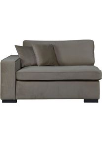 Home Affaire, Home Affaire Sofaelement &raquo;Skara XXL&laquo; Modul XXL - zum eigenen Zusammenstellen, Armlehne links/rechts w&auml;hlbar, taupe, 100% Polyester, 