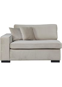 Home Affaire, Home Affaire Sofaelement &raquo;Skara XXL&laquo; Modul XXL - zum eigenen Zusammenstellen, Armlehne links/rechts w&auml;hlbar, dunkelbeige, 100% Polyester