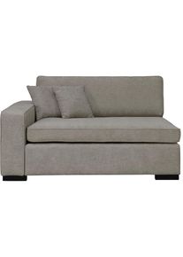 Home Affaire, Home Affaire Sofaelement &raquo;Skara XXL&laquo; Modul XXL - zum eigenen Zusammenstellen, Armlehne links/rechts w&auml;hlbar, dunkelbeige, 100% Polyester