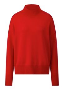 include - Pullover mit Stehkragen, rot, Gr. 38, Schurwolle