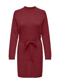 Only, Femmes Robes en maille 'ONLLEVA', rouge carmin
