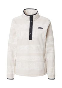 Columbia Sportpullover 'Benton Springs' Damen, hellbraun / weiß, Größe L