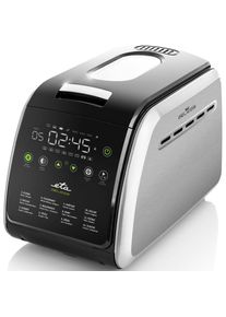 2THETA ETA Brotbackautomat »DELICCA II 714990030«, 12 Programme, 850 W, 3 Bräunungsgrade schwarz edelstahlfarben/schwarz