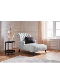 Loveseat »Amiens Sessel Loungesessel« mit wunderschöner Knopfheftung im Rücken , grau , Home Affaire