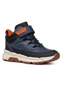 Geox, Herren, Winterboots &raquo;J FLEXYPER PLUS BOY ABX&laquo; Sneaker mit Spezial Membrane, Gr&ouml;ssenschablone zum Download, navy, schwarz, 29, Modischer High Top
