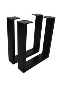 Valdera Bankgestell , Schwarz , Metall , 30x40x7.5 cm , Esszimmer, Bänke