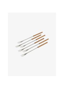 Kuhn Rikon Käsefondue Besteck Set 6 tlg eiche
