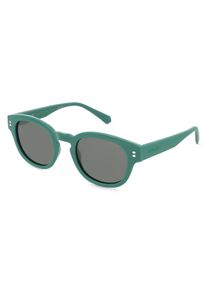 Polaroid PLD 8072/S | Lunettes de soleil unisexe| Pantos | Monture: Plastique vert | Couleur du verre: gris