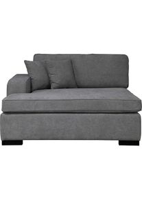 Home Affaire, Home Affaire Sofaelement &raquo;Skara XXL&laquo; Modul XXL - zum eigenen Zusammenstellen, Armlehne links/rechts w&auml;hlbar, dunkelgrau, 100% Polyester,