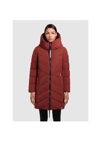 Khujo, Unisex, Khujo Steppmantel &raquo;DARKA2&laquo;, dunkelrot, XXL (44), Der einfarbige Steppmantel DARKA2 von Khujo ist dein kuscheliger Begleiter im Winter