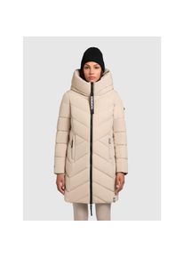 Khujo, Unisex, Khujo Steppmantel &raquo;DARKA2&laquo;, feather beige, XL (42), Der einfarbige Steppmantel DARKA2 von Khujo ist dein kuscheliger Begleiter im 