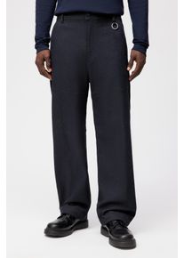 DRYKORN YOGGA Utility Hose in Baumwoll-Mix in blau, Größe 34x32