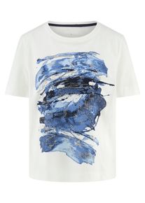 Gerry Weber - Rundhals-Shirt, weiss, Gr. 38, Baumwolle