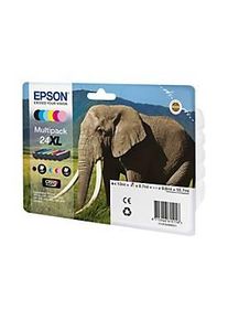 Epson 24XL Multipack - 6er-Pack - XL - Schwarz, Gelb, Cyan, Magenta, hellmagentafarben, hell Cyan - original - Tintenpatrone