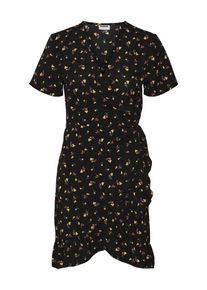 Noisy may, Femmes Robe 'Clara Bianca', bleu-gris / jaune / rouge pastel / noir