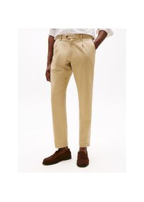Tommy Hilfiger, Herren, Chinohose &raquo;HARLEM CHINO SATIN&laquo; Relaxed fit, Bundfalten, camel, 31, L&auml;nge 34, Chino von Tommy Hilfiger
