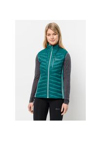 Jack Wolfskin , Damen , Funktionsweste &raquo;ROUTEBURN PRO INS VEST W&laquo; , gr&uuml;n , 2 H&uuml;fttaschen, 1 Brusttasche