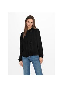 Jacqueline de Yong JDY , Damen , R&uuml;schenbluse &raquo;ELLIS L/S LACE SHIRT WVN NOOS&laquo; , schwarz , Bluse von JDY