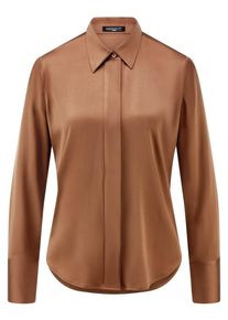 Fadenmeister Berlin - Bluse, braun, Gr. 36, Seide