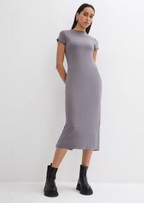 Jerseykleid aus Viskose-Mix in grau, Grösse 48/50 (XL), bonprix