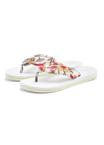 Lascana , Badezehentrenner »Sandale, Pantolette«, Zehentrenner, Badeschuh ultraleicht mit softem Band VEGAN , weiss , Besonders leichte Badesandale