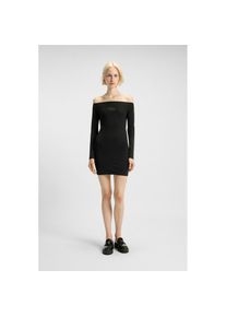 HUGO Blue , Minikleid »Noffal«, figurbetont, schulterfrei , schwarz , Kleid von HUGO Blue Womenswear