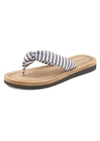 ELBSAND , Badezehentrenner »Sandale, Pantolette«, Zehentrenner, Badeschuh ultraleicht VEGAN , grau , Flip Flop mit wasserabweisender Sohle