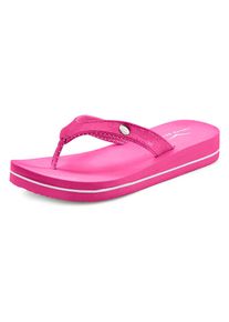 Venice Beach , Badezehentrenner »Sandale, Pantolette«, Zehentrenner, Badeschuh ultraleicht mit Glitzerband VEGAN , pink , Flip Flop mit...