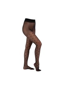 Camano , Feinstrumpfhose »Fine fashion«, (2er Pack), Big Dots , schwarz , Damenstrumpfhose von Camano
