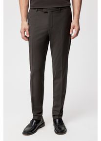 Drykorn PIET-SK Klassische Skinny Fit Hose in Woll-Mix in braun, Größe 50