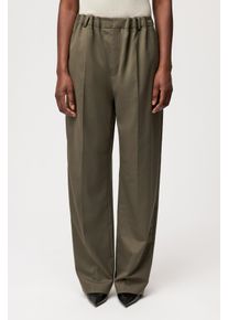 Drykorn RUSTLE Bundfaltenhose in Twill in grün, Größe 30x32