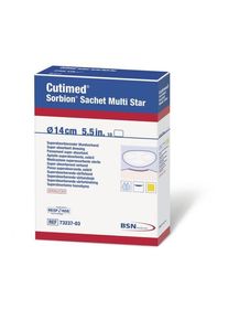 Cutimed Sorbion Sachet Multi Star 8cm, 5 pièces
