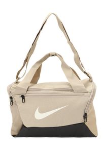 Nike, Hommes Sac de sport 'Brasilia 9.5', beige / noir / blanc