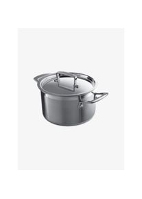 Le Creuset Casserole en acier inoxydable 3 plis gris