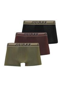 Guess, Hommes Boxers 'JOE', kaki / olive / rouge rouille / noir