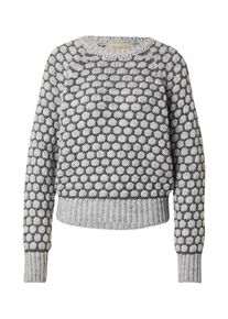Herrlicher, Femmes Pull-over 'Narlina', gris / gris foncé